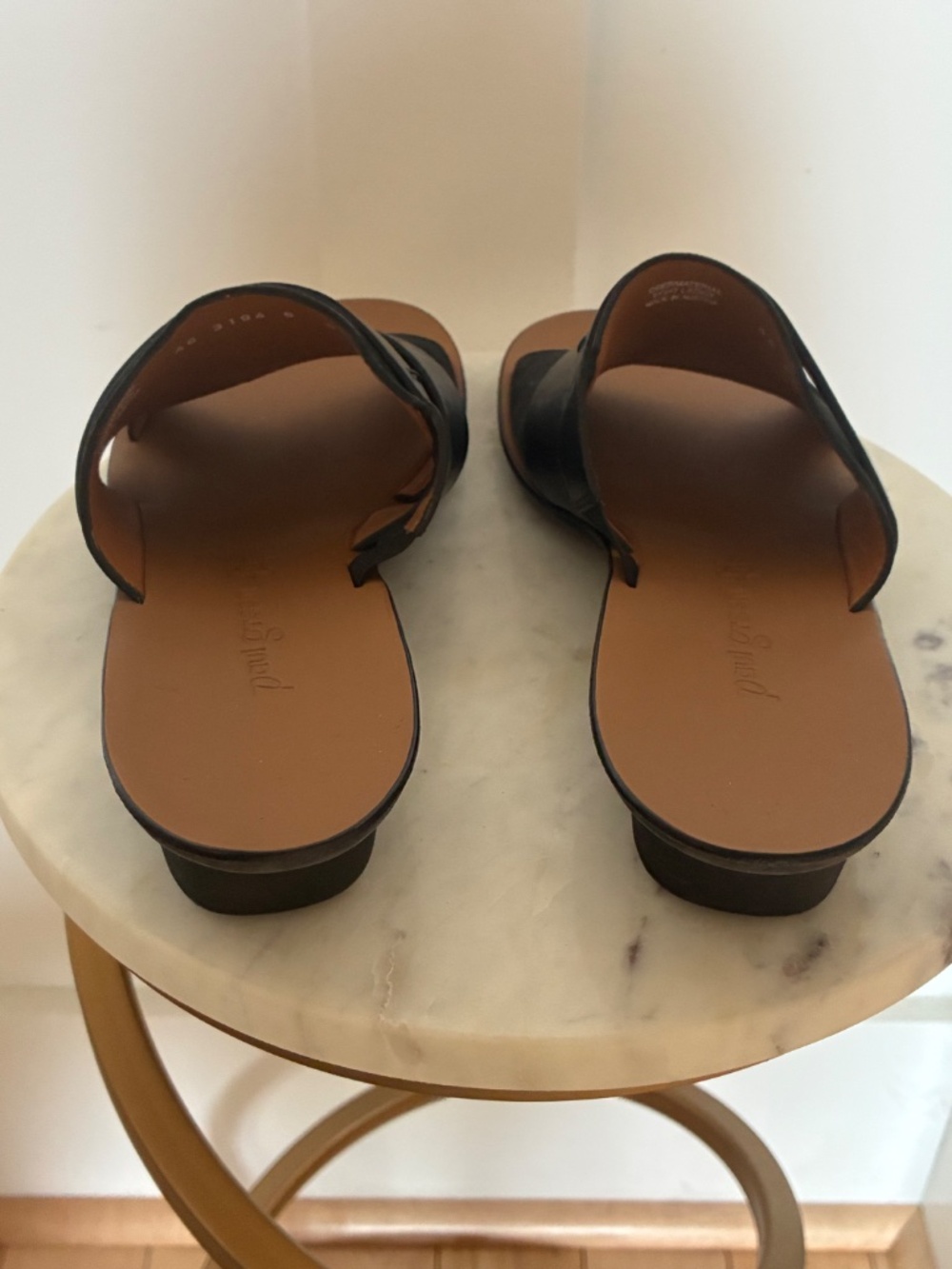 Paul Green black Bayside slide sandals - Picture 3 of 7